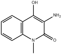 2(1H)-Quinolinone,  3-amino-4-hydroxy-1-methyl- 结构式