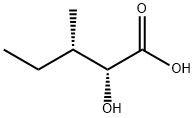 (2R,3S)-2-羟基-3-甲基戊酸 结构式