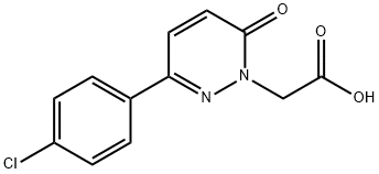2-[3-(4-氯苯基)-6-氧代-哒嗪-1-基]乙酸 结构式