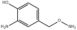 Phenol, 2-amino-4-[(aminooxy)methyl]- (9CI) 结构式