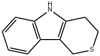 1,3,4,5-四氢硫代吡喃并[4,3-B]吲哚 结构式