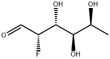 2-脱氧-2-氟-L-岩藻糖 结构式