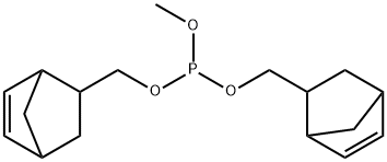 bis(bicyclo[2.2.1]hept-5-en-2-ylmethyl) methyl phosphite 结构式