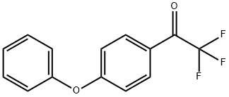 4'-苯氧基-2,2,2-三氟苯乙酮 结构式