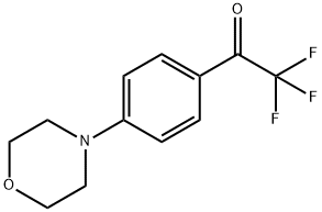 2,2,2-trifluoro-1-[4-(morpholin-4-yl)phenyl]ethan-1-one 结构式