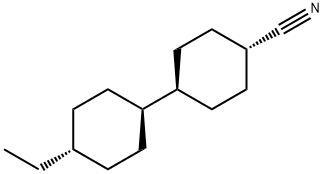 反,反-4-腈基-4'-乙基-1,1'-联二环己烷 结构式