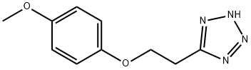 5-[2-(4-Methoxyphenoxy)ethyl]-1H-tetrazole 结构式