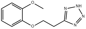 5-[2-(2-Methoxyphenoxy)ethyl]-1H-tetrazole 结构式