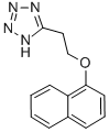 5-[2-(1-Naphthalenyloxy)ethyl]-1H-tetrazole 结构式