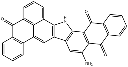 6-Aminoanthra[1,9-ab]naphtho[2,3-i]carbazole-5,13,18(17H)-trione 结构式