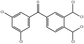 [3,4-Bis(dichloromethyl)phenyl](3,5-dichlorophenyl)methanone 结构式