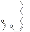 (Z)-3,7-dimethyloct-2-enyl acetate 结构式