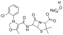 氯唑西林钠一水合物 结构式