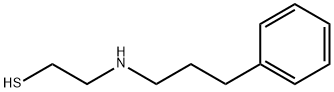 2-[(3-Phenylpropyl)amino]ethanethiol 结构式