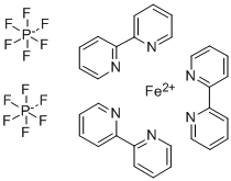 tris(2,2'-bipyridine)iron(II) bis(hexafluorophosphate) 结构式