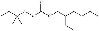 碳过氧酸-O,O-(1,1-二甲基丙基)-O-(2-乙基己基)酯 结构式
