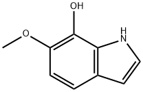 1H-Indol-7-ol, 6-Methoxy- 结构式