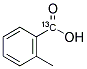 2-METHYLBENZOIC ACID-13C1 (CARBOXYL-13C) 结构式
