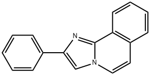 2-苯基咪唑[2,1-Α]异喹啉 结构式