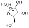 D-核糖-1-13C 结构式