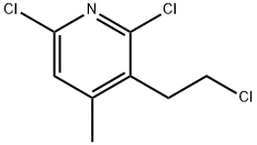 2,6-Dichloro-3-(2-chloroethyl)-4-methylpyridine 结构式