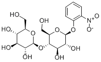 2-硝基苯基-Β-D-纤维二糖苷 结构式