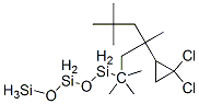 3-(2,2-Dichlorocyclopropyl)-1,1,1,3,5,5,5-heptamethylpentanetrisiloxane 结构式