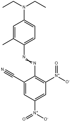 2-[[4-(diethylamino)-o-tolyl]azo]-3,5-dinitrobenzonitrile  结构式