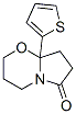 3,4,8,8a-Tetrahydro-8a-(2-thienyl)-2H-pyrrolo[2,1-b][1,3]oxazin-6(7H)-one 结构式