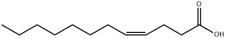 (4Z) - 十二碳-4-烯酸 结构式