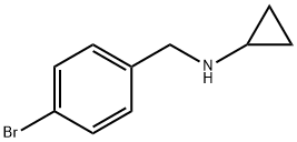N-环丙基-4-溴苄胺 结构式