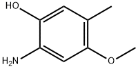 Phenol, 2-amino-4-methoxy-5-methyl- (9CI) 结构式