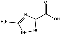 1H-1,2,4-Triazole-3-carboxylicacid,5-amino-2,3-dihydro- 结构式