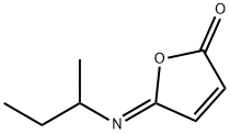2(5H)-Furanone, 5-[(1-methylpropyl)imino]-, (5Z)- (9CI) 结构式
