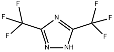 1H-1,2,4-TRIAZOLE,3,5-BIS(TRIFLUOROMETHYL)- 结构式