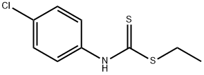 N-(p-Chlorophenyl)carbamodithioic acid ethyl ester 结构式