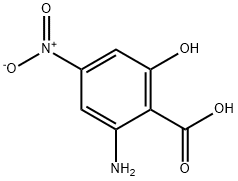 2-Amino-6-hydroxy-4-nitrobenzoic acid 结构式