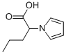 2-吡咯-1-基戊酸 结构式