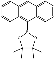 9-蒽硼酸频哪醇酯 结构式