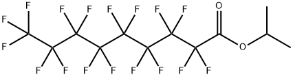 Heptadecafluorononanoic acid isopropyl ester 结构式