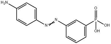 [3-[(4-Aminophenyl)azo]phenyl]phosphonic acid 结构式