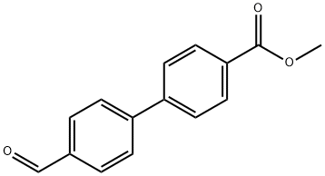4'-甲酸基联苯-4-羧酸甲酯 结构式