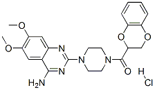 盐酸多沙唑嗪 结构式