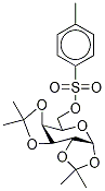 1,2:3,4-Di-O-isopropylidene-6-deoxy-6-tosyl-α-D-galactopyranose 结构式