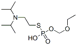 N-[2-(ethoxy-methyl-phosphoryl)sulfanylethyl]-N-propan-2-yl-propan-2-a mine 结构式