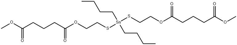 dimethyl 10,10-dibutyl-5,15-dioxo-6,14-dioxa-9,11-dithia-10-stannanonadecanedioate 结构式