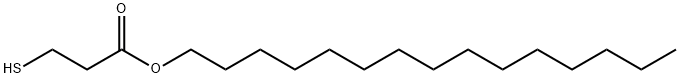 3-Mercaptopropanoic acid pentadecyl ester 结构式