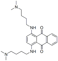 1,4-Bis((4-(dimethylamino)butyl)amino)-9,10-anthracenedione 结构式