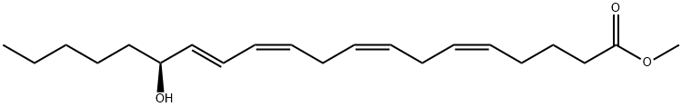 15(S)-HYDROXY-(5Z,8Z,11Z,13E)-*EICOSATET RAENOIC ACI 结构式