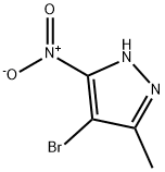 4-溴-5-甲基-3-硝基吡唑 结构式